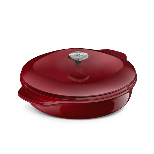 PANELA WOK DE FERRO ESMALTADA 30CM